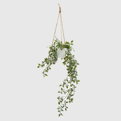 Planta Artificial Colgante Helecho 85 Cm Mica