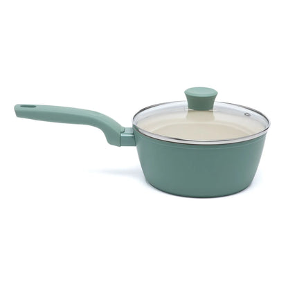 Batería De Cocina 7 Piezas Antiadherente Cerámico Esencial Mica